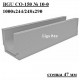 Лоток водоотводный бетонный коробчатый (СО-150мм)КU 100.24,8 (15).29(22,5)-BGU, № 10-0