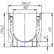 Чертеж лотка PolyMax Basic DN150 H217 высокий борт